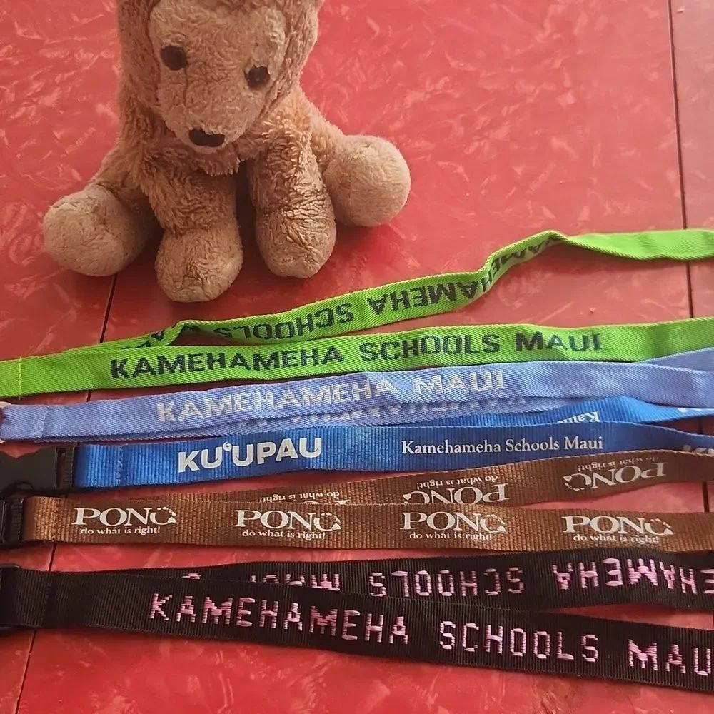 5 Kamehameha Schools & Pono Key Lanyards Maui